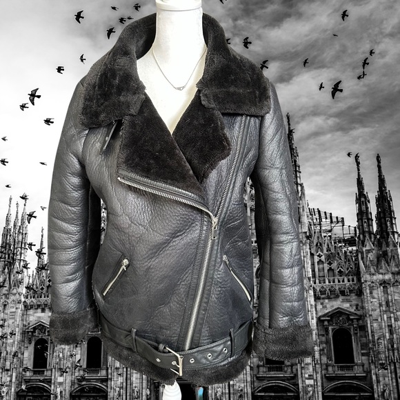Women’s leather/fur like jacket - Picture 8 of 8